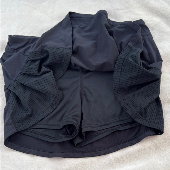 Champion. Black Asymmetrical Skater Mini Skirt - Picture 5 of 6